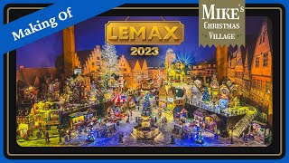 Lemax Christmas Village 2023  The Making Of Caddington Village [upl. by Durkee]