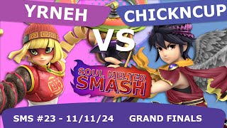 Soul Melter Smash 23 GRAND FINALS  Smu5h  Yrneh Min Min VS CS3  Chickncup Dark Pit [upl. by Jagir]