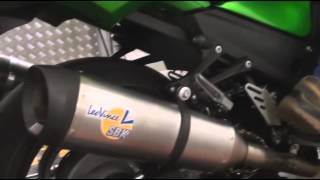 LeoVince SBK Factory R Eapproved EVO II Slipons for Kawasaki ZZR 1400 2012 [upl. by Gilboa]