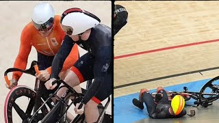 Ollie Wood HEADBUTTED and Crashes Hard in Madison Final Compares It to Lorry Hit [upl. by Morley373]