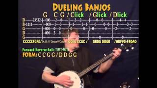 Dueling Banjos  Banjo Cover Lesson with TAB [upl. by Arayc]