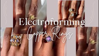 Electroforming Copper Rings [upl. by Engud]