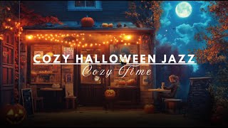 Cozy Halloween Ambience 🎃 Lofi Jazz Halloween 👻 Cozy Background Music halloween2024 [upl. by Ateinotna273]