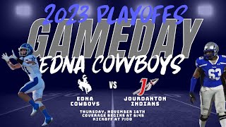 Edna Cowboys vs Jourdanton Indians  Area Playoff Game [upl. by Ibrahim557]