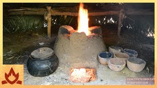 Primitive Technology Pottery and Stove [upl. by Ohcirej]