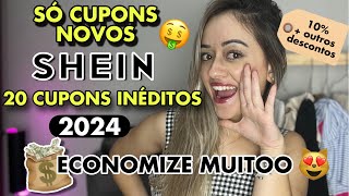 SHEIN CUPONS de DESCONTO ATUALIZADOS 2024  SUPER DESCONTO NAS COMPRAS SHEIN [upl. by Hgielyak]