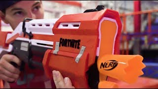 Nerf Fortnite Blasters Battle  Dude Perfect [upl. by Divadnahtanoj]