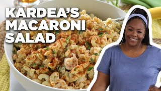 Kardea Browns Macaroni Salad with Grilled Shrimp  Delicious Miss Brown  Food Network [upl. by Delaryd]