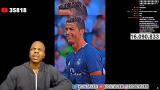 IShowSpeed reacts to Ronaldo saying the n word 💀💀 [upl. by Eisenstark]