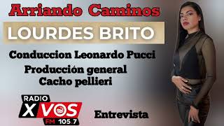 Loudes Brito entrevista en Radio x vos 1057 Pergamino [upl. by Akinorev460]