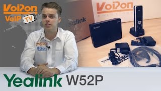 Yealink W52P DECT Phone SIPW52P Video Review  Unboxing [upl. by Mindy]