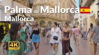 Palma de Mallorca Walking Tour 4K Majorca Spain 🇪🇸 [upl. by Elvyn266]