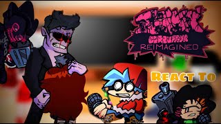 Corruption REIMAGINED Fnf React To  Cutscenes amp Ending  Pico vs BFGF [upl. by Olsewski101]