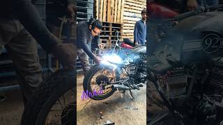 Infinity 150 café racer frame cutting seed feeding🏍️youtubeshorts fypシ゚ [upl. by Dyoll]