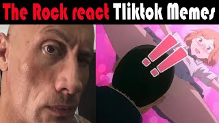 The Rock reacts Tiktok Memes 128  Memes [upl. by Juno]