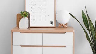 A Kickstarter Project We Love The Minimalists Wall Calendar Visualize Your 2025 [upl. by Olinde]