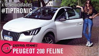 NUEVO Peugeot 208 Feline Blanco Nacre Tricapa  Tope de Gama  Test Drive  Driving Femmes [upl. by Nicolis517]