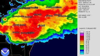 From the Vault Coverage from 1997 Michigan tornado outbreak [upl. by Arerrac]