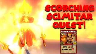 Wizard101 Level 118 Fire Shadow Spell Quest Scorching Scimitars [upl. by Yeaton]