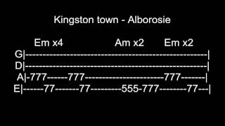 Kingston TownAlborosie BASS TAB [upl. by Airet]