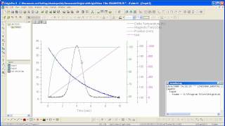 Graphing Origin 8 How to make a MultiY Plot using preinstalled templates [upl. by Fabien]