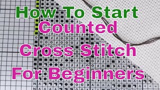 LETISTITCH Cottage Pond Cross Stitch Tutorial For Beginners [upl. by Madeline]