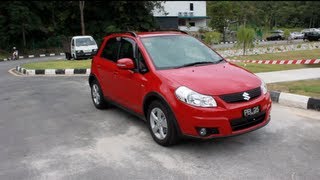 2010 Suzuki SX4 Test Drive [upl. by Noswad]