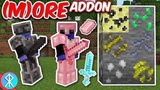 MORE Addon More Ores  BedrockMCPEXbox Minecraft [upl. by Acinomal845]