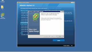 vCenter 51 Update Manager Installation [upl. by Eissirc]