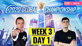 EN PMGC 2020 League W3D1  Qualcomm  PUBG MOBILE Global Championship  Week 3 Day 1 [upl. by Elyad]