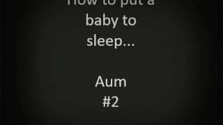 Aum baby  Male voice  Night time version No imageslight to put baby to sleep [upl. by Mastic]