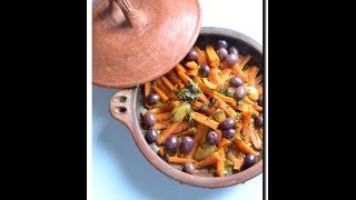 Cuisine Marocaine tajine de poulet aux carottes et aux olives [upl. by Aicertap671]