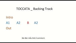 TOCCATA  Paul Mauriat  Backing Track [upl. by Ardnyk]