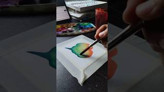 Watercolor 🍁painting 🍂🖌️youtubeshorts ytshorts sketchdrawing painting watercolorart art [upl. by Luemas]