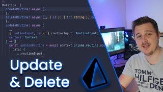 Update amp Delete from Frontend with Prismajs  Devlog 4 [upl. by Ahsinev]