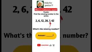 Find the missing number shorts youtubeshorts maths [upl. by Tarttan]