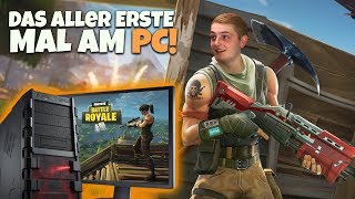 SCHLECHTESTER FORTNITE SPIELER  Das aller erste Mal zocken am PC  Noob  Pro Duo [upl. by Earlene]