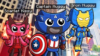 AVENGERS HUGGY WUGGY SUPERHEROES Minecraft [upl. by Sitto]