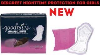 GOODNITES GIRLS INSERTS NIGHTTIME PROTECTION NEW GOODNITES ABSORBENT INSERTS FOR GIRLS [upl. by Ytnom]