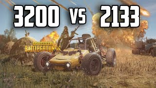 PUBG  3200Mhz vs 2133Mhz  RAM Speed Comparison [upl. by Hildagarde]