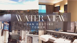 Tour a Water View Room in the Gran Destino Tower  Disneys Coronado Springs [upl. by Yhtuv]