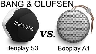 Beoplay S3 UNBOXING распаковка и звук VS Beoplay A1 [upl. by Asilehc]