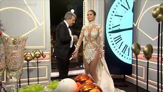 Cristina Pedroche desvela su vestido para las campanadas 20152016 de Antena 3 [upl. by Aneala498]