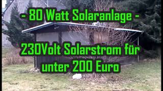 230V Solarstrom für unter 200 Euro [upl. by Adirem845]