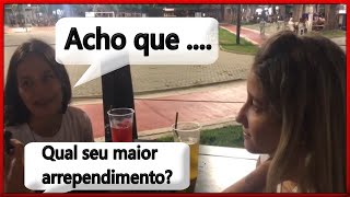 Fazendo perguntas Reflexivas para pessoas na Rua [upl. by Yelrebma349]