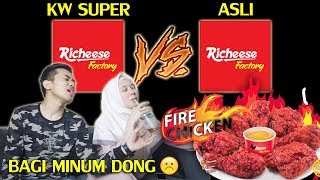 NYOBAIN RICHEESE KW SUPER VS RICHEESE ASLI LEVEL 5  MULUT KEBAKARRR [upl. by Trish]