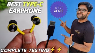 Best TypeC Wired Earphones Under 1000 ⚡⚡ Mozu Audiology 200 Type C Wired Earphones ⚡⚡ [upl. by Llevad766]