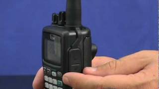 Icom ICA24 NAVCOM Aviation Transceiver [upl. by Imoen]