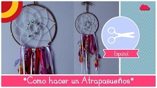 Manualidad como hacer un Atrapasueños con reciclaje creativo DIY by Fantasvale [upl. by Wyatt]