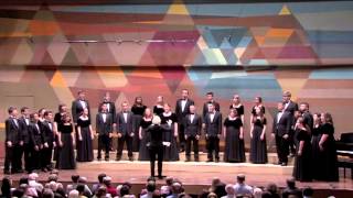 Rihards Dubra Stetit Angelus  University of Houston Moores School Concert Chorale [upl. by Neau]